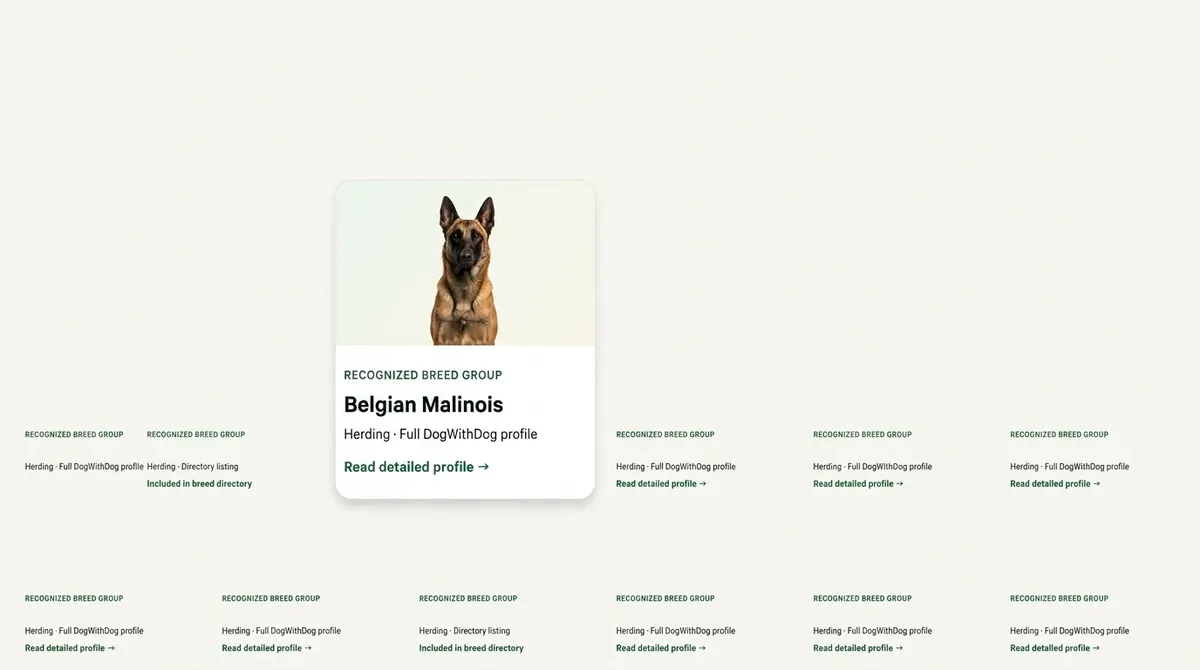 Belgian Malinois dog