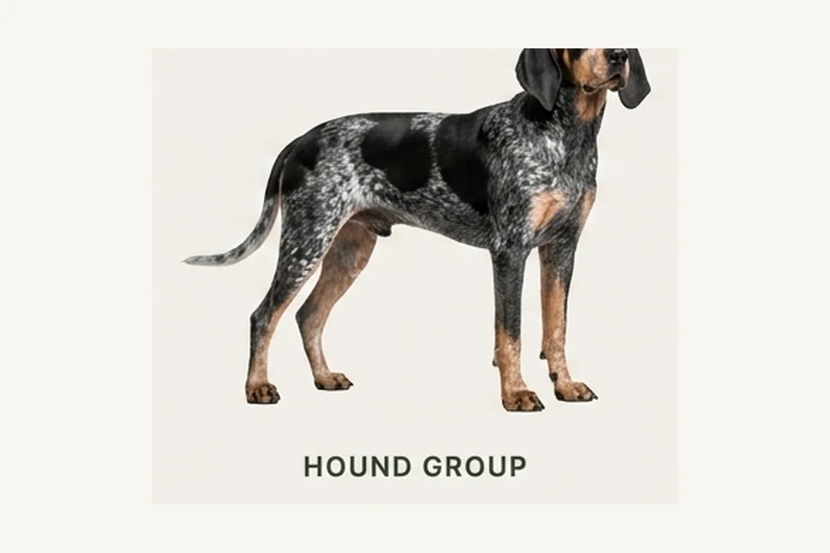 Bluetick Coonhound dog