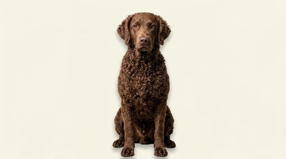 Curly-Coated Retriever dog