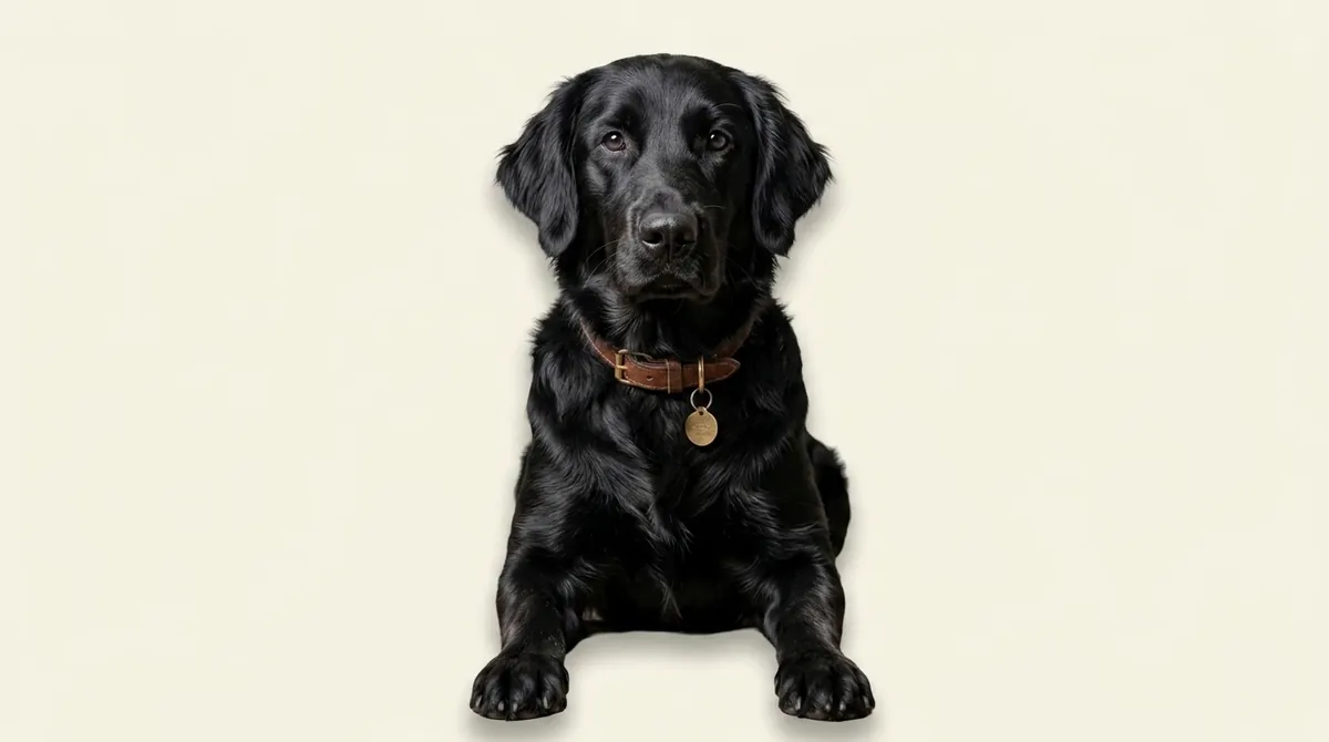 Flat-Coated Retriever dog