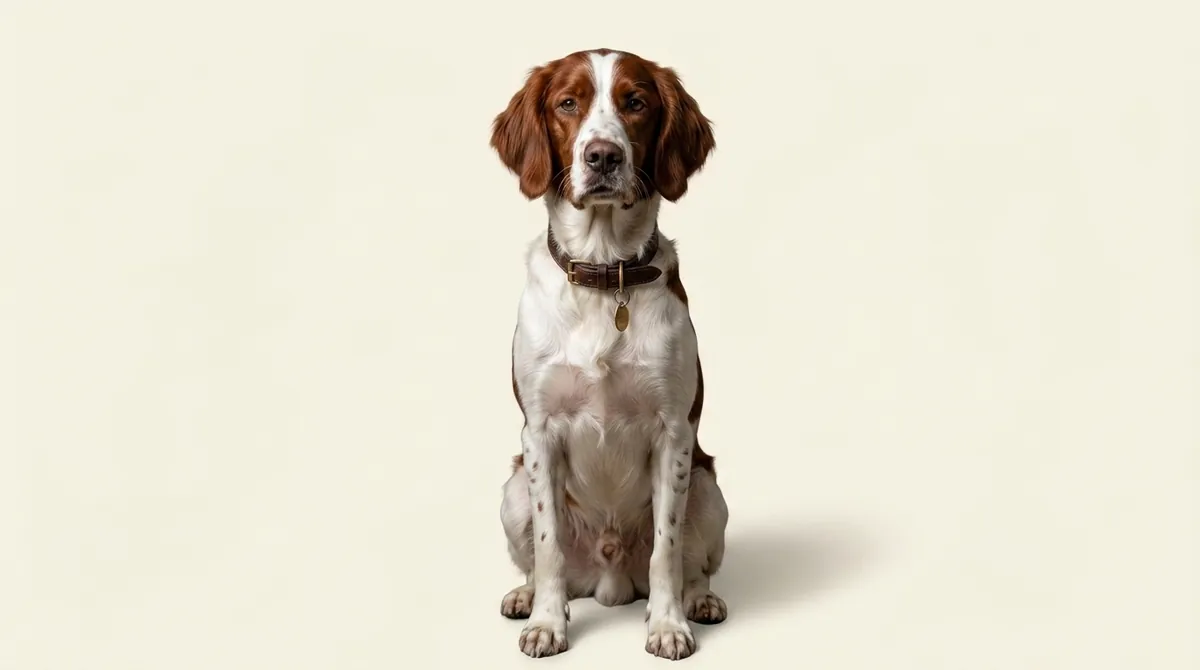 Irish Red and White Setter dog