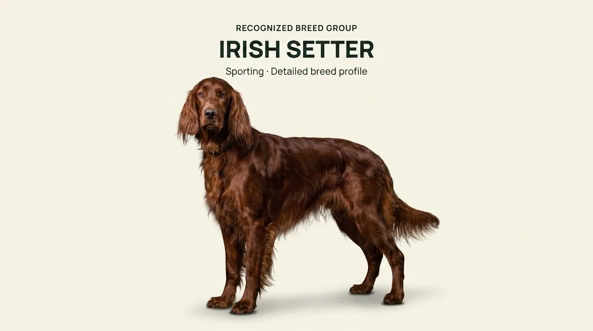Irish Setter dog
