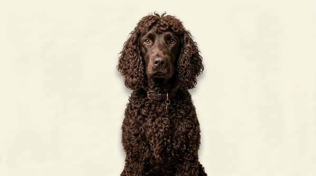 Irish Water Spaniel dog