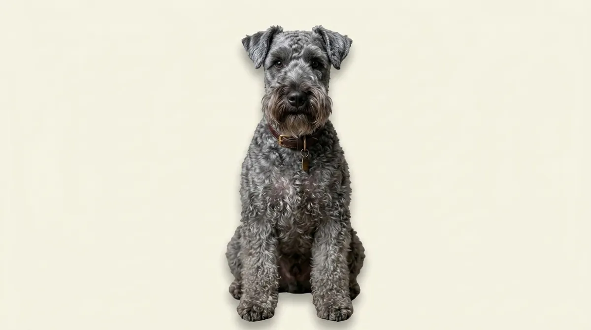 Kerry Blue Terrier dog