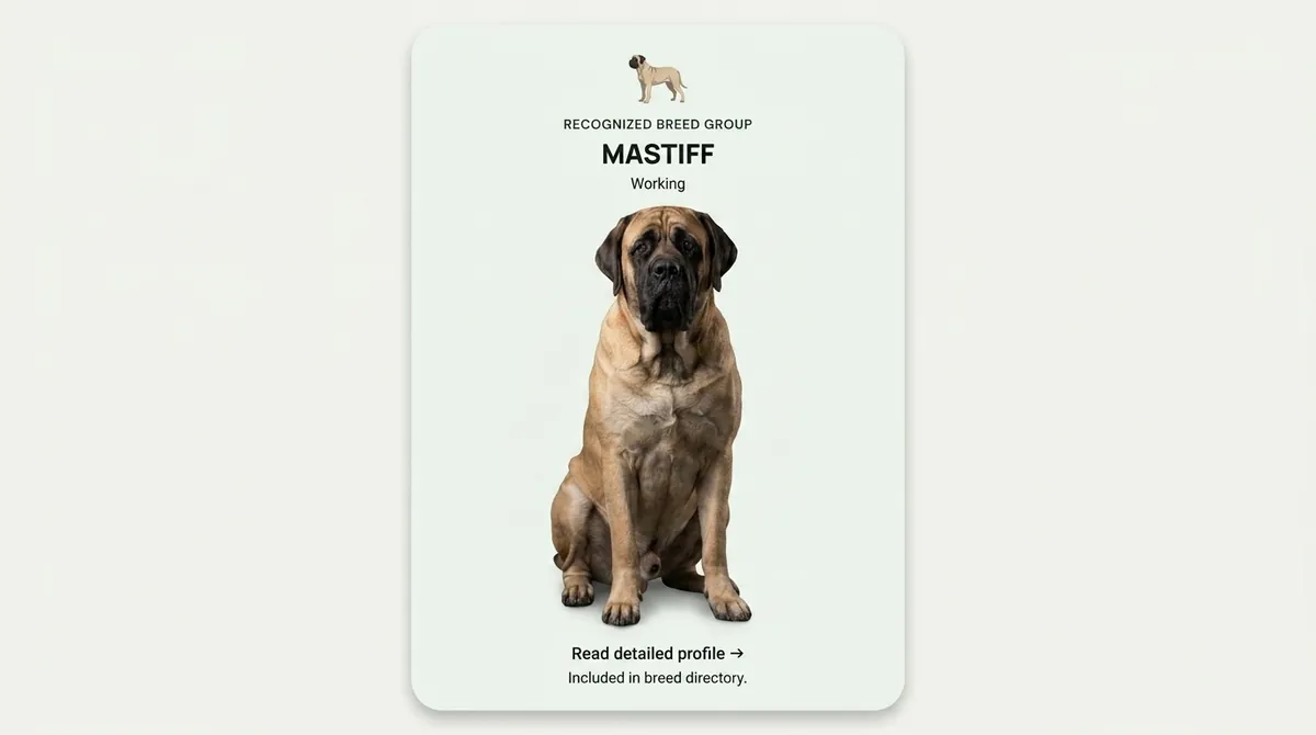 Mastiff dog