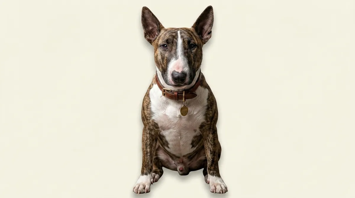 Miniature Bull Terrier dog