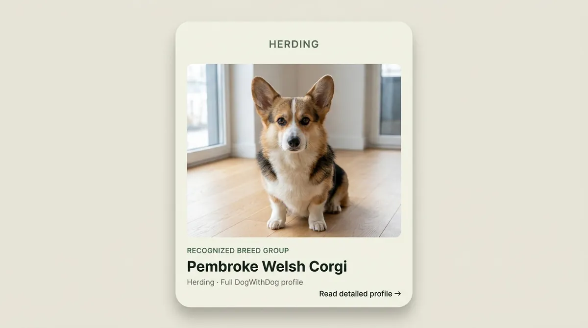 Pembroke Welsh Corgi dog