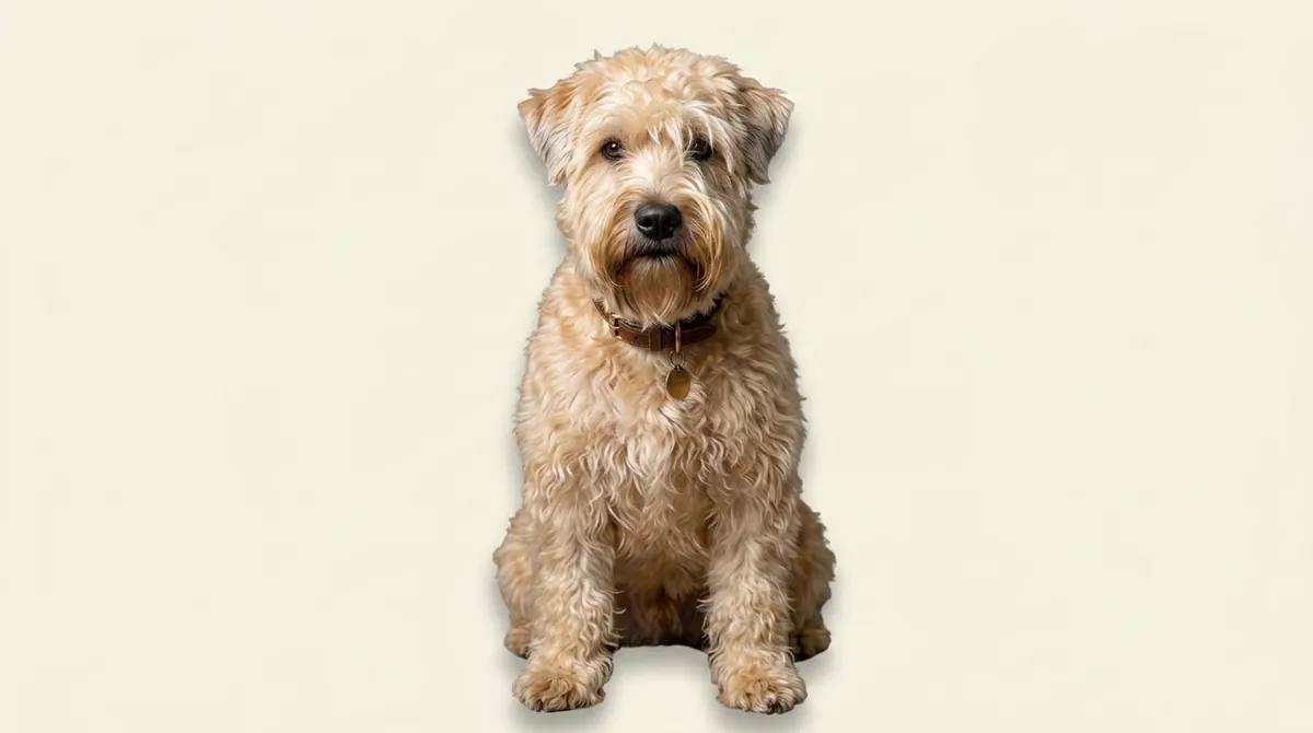 Soft Coated Wheaten Terrier dog