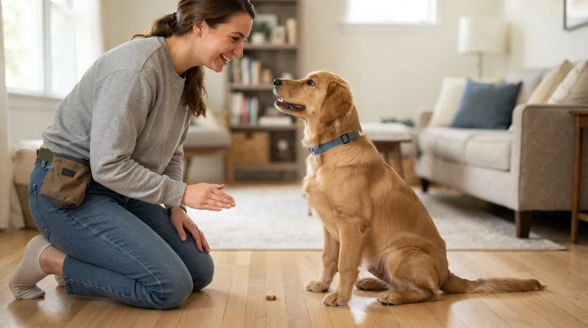 Dog training positive reinforcem